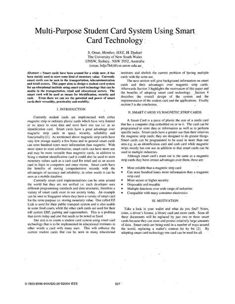 project report on smart card|Using!Smart!Card! TechnologiestoMeas.